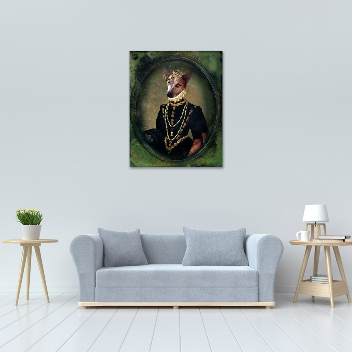 Dog in King's Portrait image 1