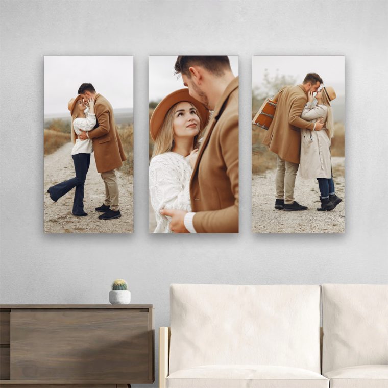 personalized triptych canvas prints